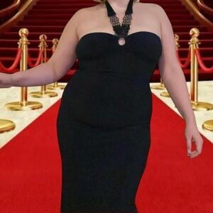 90s beaded glam maxi red carpet date formal night timeless party medium sexy